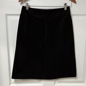 Ann Taylor Dark Brown Corduroy Skirt - Size 6